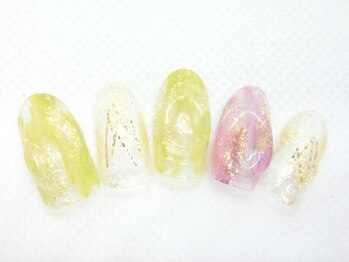 ネイルサロン ロゼオ(Nail salon Roseo)/■渋谷>8990円/クリアニュアンス