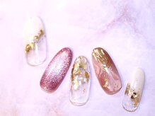 ドルチェネイル(Dolce.Nail)/シェル&マーブル&マグネット