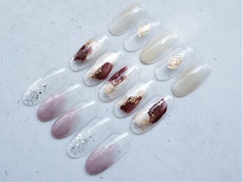 アバネイル アクア 千種店(AVANAIL AQUA)/【クリアニュアンスネイル】