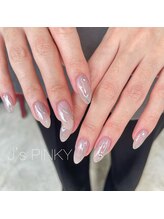 ネイルスペース ジェイズ ピンキー(NAIL SPACE J's PINKY)/シルバーネイル