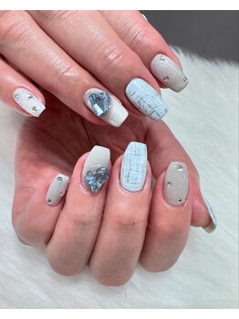 ブリスト(BRIST)/ツイードネイル/くすみカラー