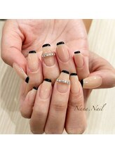 ナナネイル(Nana.Nail)/細フレンチネイル