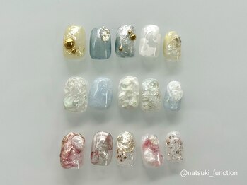ファンクションネイルズ 表参道 原宿(FUNCTION NAILS)/マンスリーデザイン/ニュアンス