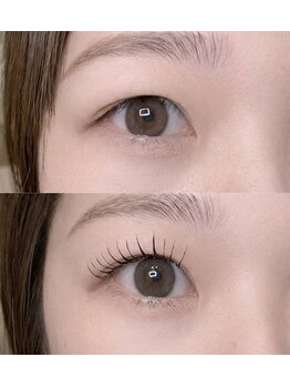 アイラッシュサロン エーアイ 稲田堤店(Aeye)の写真/エクステ×パーマで叶える理想の上向きカール♪ぱっちり愛されEYEで、光を取り込む明るく魅力的な瞳へ★