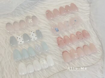 アリューミー 南青山店(Allu.Me)の写真/◆人気の秘訣は高技術&絶妙なバランスのdesign◆プロが心躍る"ちゅるん"とした可愛い指先に仕上げます♪