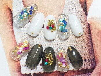 ネイルサロン キャンディネイル(Candy Nail)/シェルストーン by横山