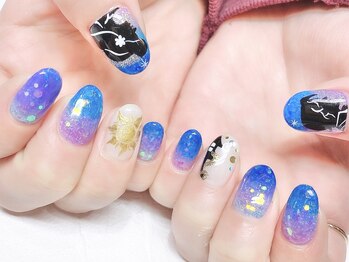 ネイルズガッシュ 蒲田東口店(NAILsGUSH)/キャラクター/手描き/痛ネイル