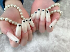 長さ出しアプレ＋デザイン¥8500