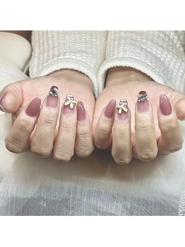 アミネイル 中野(Ami Nail)/ワンホンガーリーネイル