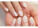 ホワイトワンカラーネイル