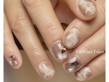 ラニネイルトウキョウ(LANI nail Tokyo)/ハートを秘めた極上天然石ネイル