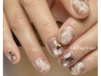ラニネイルトウキョウ(LANI nail Tokyo)/ハートを秘めた極上天然石ネイル