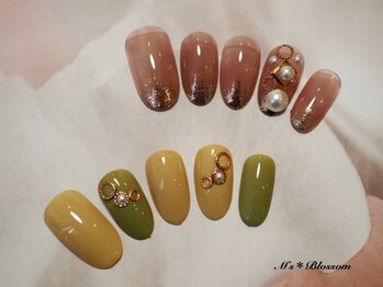 ネイルサロンアンドスクールエムズブロッサム(Nailsalon & school M's Blossom)/オフィスネイルコース￥5500