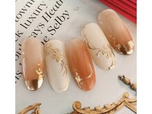 エンジェルネイルクラブ(ANGEL NAIL CLUB)/ゴールドミラーネイル