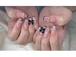 ワンホンネイル☆フレンチ☆韓国