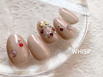 ウィスプ(WHISP)/クリスマスネイル/パラジェル込