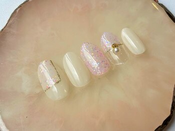 ネイルサロン フローリア(nail salon Florir)/ワンカラー×プチプチネイル