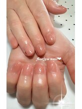 フロージュ ネイル(florjyu nail)/ワンカラーヌーディーネイル