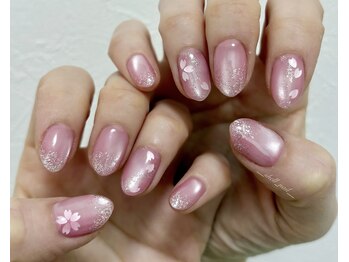 春先どり桜ネイル