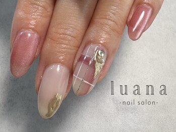 ルアナ(luana)の写真/【人気No.2】季節に合わせたトレンド定額デザイン★カラー変更で自分好みの指先に！満足の高技術♪