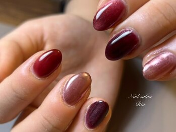 リン(Rin)の写真/お洒落を楽しみたい方!どこでやったの?と聞かれるハイクオリティなネイルを提供◎予想以上の仕上がりに*