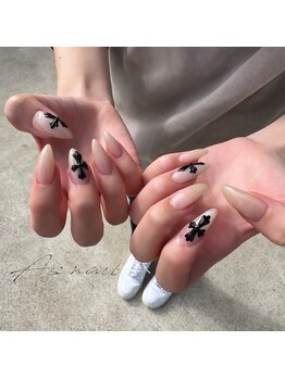 アズネイル シロコ(As nail Shiroko)/"ネイル"手描きChrom