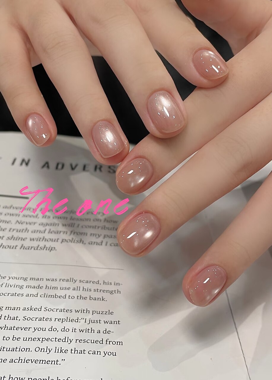 【ジェル】1000色から選べるマグネットネイル　\5500