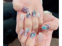 ネイルサロン リスタ(Rista)/マーブル ニュアンス シンプル