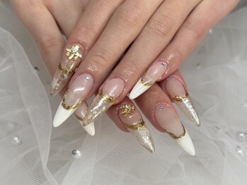 アネラ(ANERA)の写真/指先を見るたびに気分が上がる♪デザインにお困りの方もご相談ください☆長さ出しも対応可能◎持込ArtもOK!