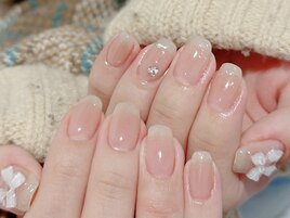 キラキララメグラデーション