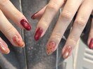 バレンタインネイル