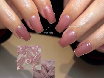 ピンクニュアンスカラー