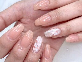 桜ネイル×マグネット