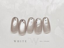 ホワイト(WHITE)/5月6月シンプルデザインコース