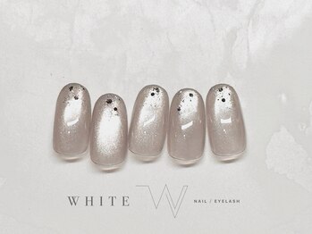 ホワイト(WHITE)/5月6月シンプルデザインコース