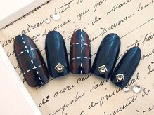 ネイルサロンフォーユー(for u)/チェックネイル♪￥６９８０