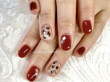 サロンド トウキョウ(Le salon de TOKYO)/オススメ☆ホワイトべっこうnail