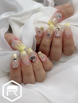 レディスペネイル ノウラ 名駅店(Redispe nail NouRa)/イエローネイル