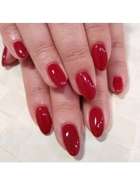 先端ラメ/深紅ワンカラー