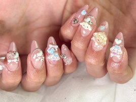 【キャラパーツネイル】