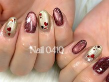 ネイル0410 すすきの(Nail 0410)/【ジェル】持ち込みアート4本