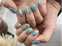 イビズ 新宿店(eviz)/オーロラネイル