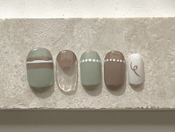 カラ ネイル 中津店(calla nail)/シンプル×ガーリー♪