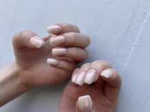 ファンクションネイルズ 表参道 原宿(FUNCTION NAILS)/オーロラネイル/ホワイト