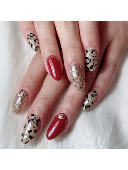 ゾウゾウ(Zow Zow)/【豹柄ネイル¥9900】