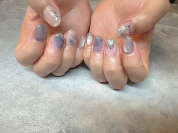 エンジェリック カラーズ(Angelic colors)/ブルーニュアンスネイル☆