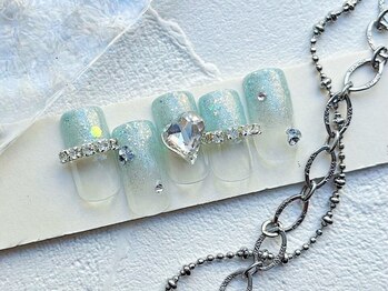 フレイヤ 新宿店(FREJA)の写真/【長さ出し1本~OK/初回ジェルオフ無料】ハイセンスな繊細ア-トやカラ-で、手先も足先もト-タルコ-デ♪