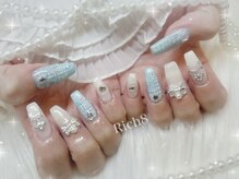 ネイルアンドまつげエクステ リッチエイト 原宿店(Rich8)/スカルプ★ツイードネイル