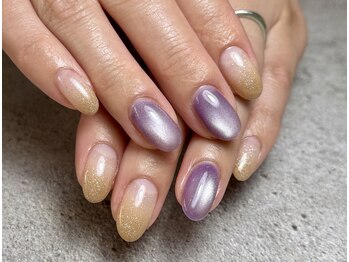 エムケーネイル(Mk-Nail)/マグネット×グラデーション