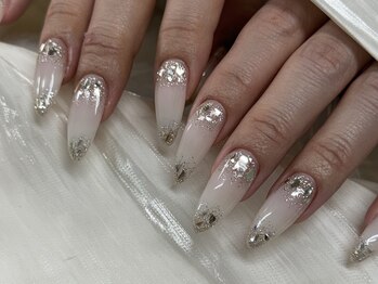 テネル 横浜(tener)/>>透け感ホワイトネイル